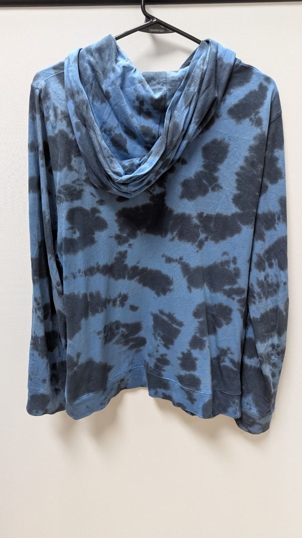 wonder nation Blue Tie-Dye Active Hoodie