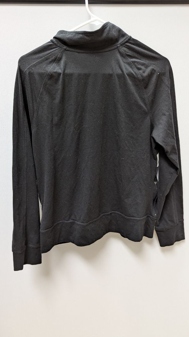 Danskin Now Black Split Mesh Panel Active Jacket