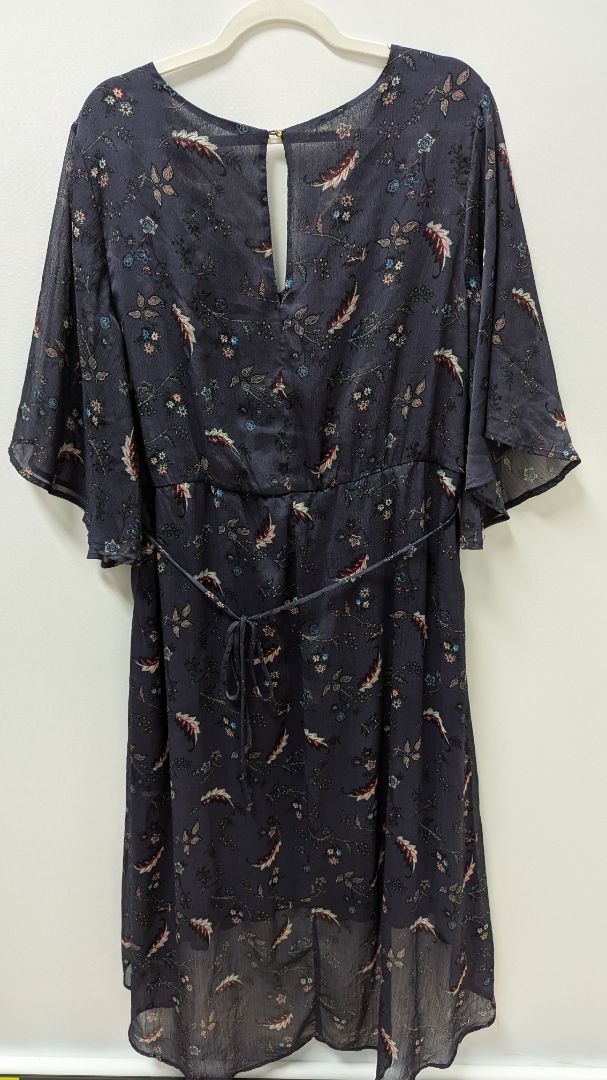 xhilaration Dark Purple Boho High/Low Maxi Dress