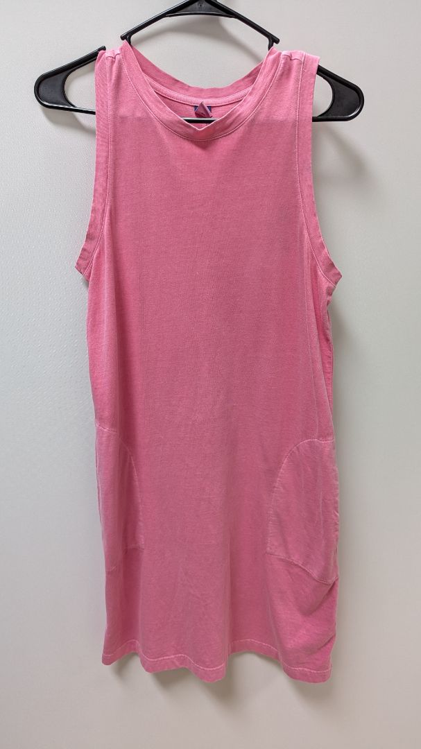 Old Navy Pink Sleeveless Casual Dress with Pockets