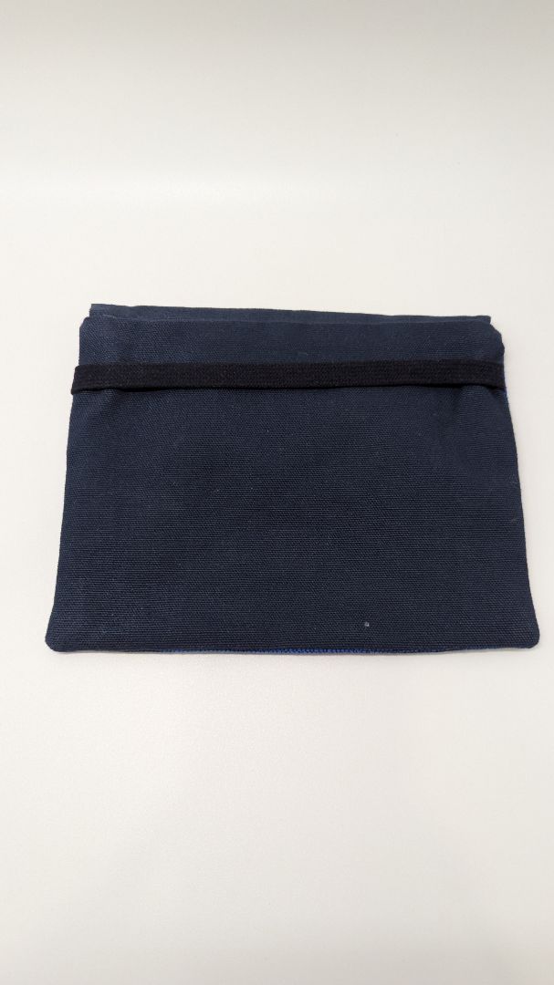 Someone Somewhere Blue Foldover Travel Pouch