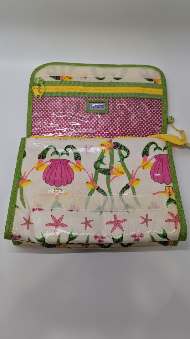 Stephanie Johnson Ivory Mermaid Multipocket Travel Bag