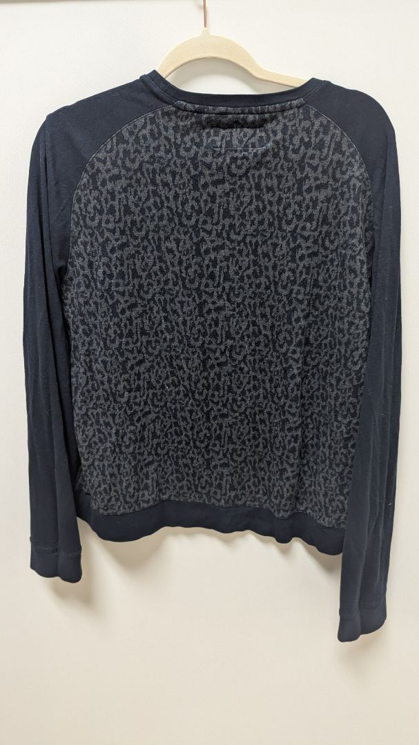Ted Baker Black/Grey Animal Print Sweater