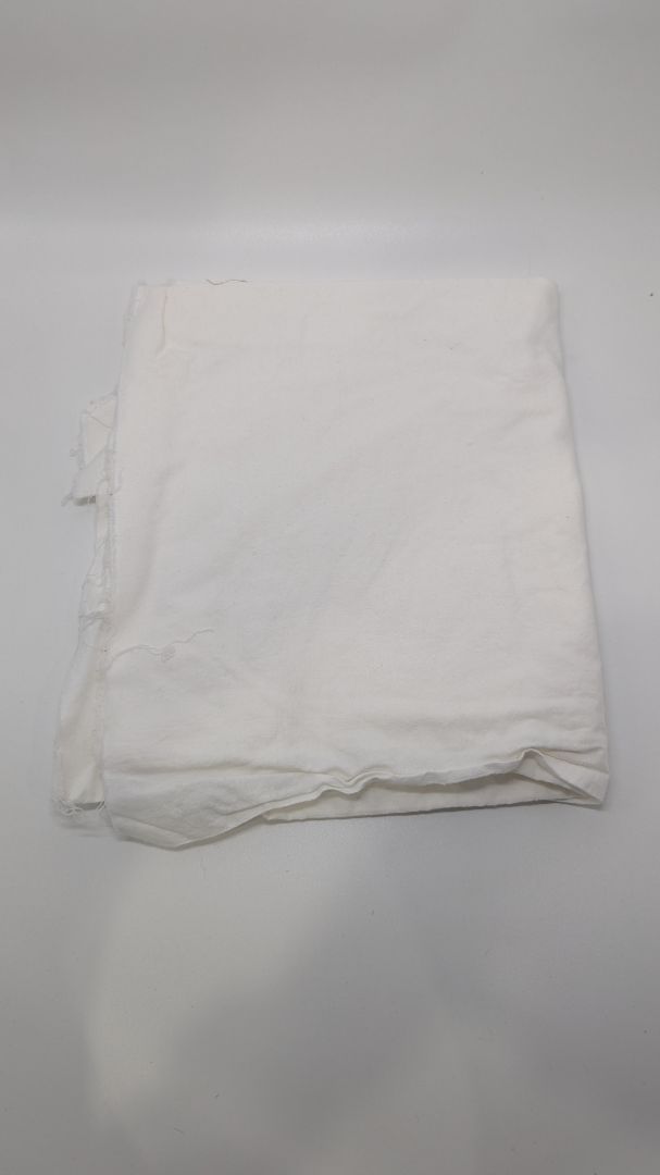 White Solid Color Fabric Sheet