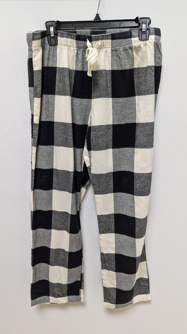 Old Navy White/Black Plaid Sleepwear Pants