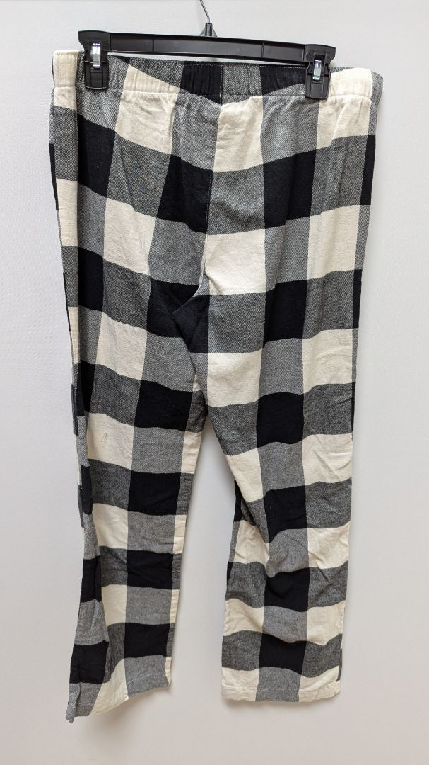Old Navy White/Black Plaid Sleepwear Pants