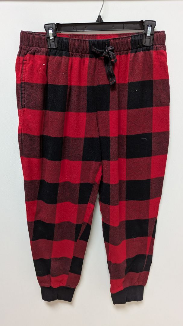 Old Navy Red/Black Plaid Sleepwear Jogger Pants