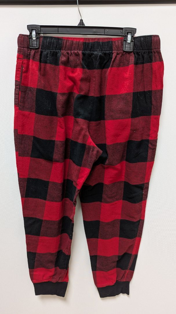 Old Navy Red/Black Plaid Sleepwear Jogger Pants