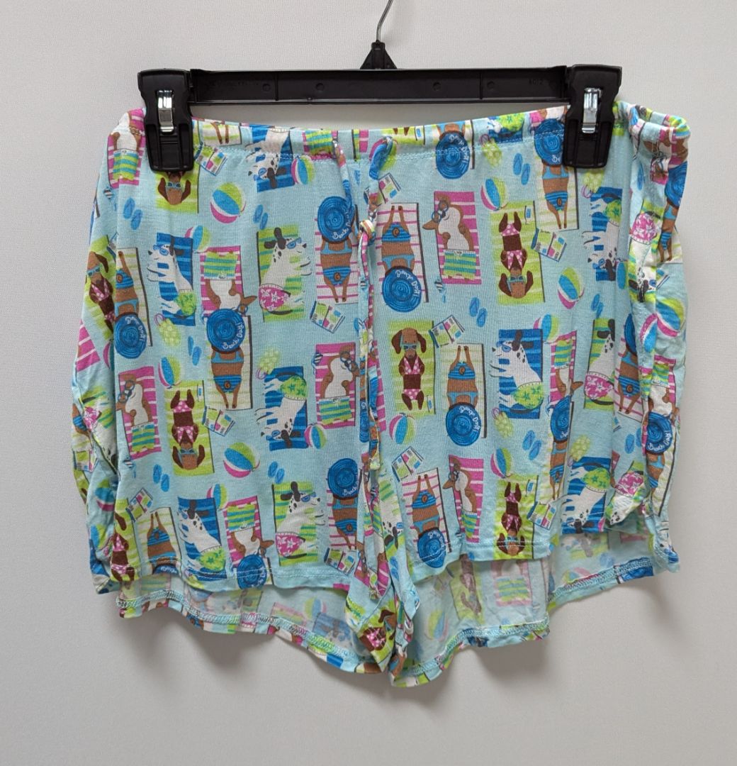 NOVOGRATZ Blue Dog Patterned Sleepwear Shorts