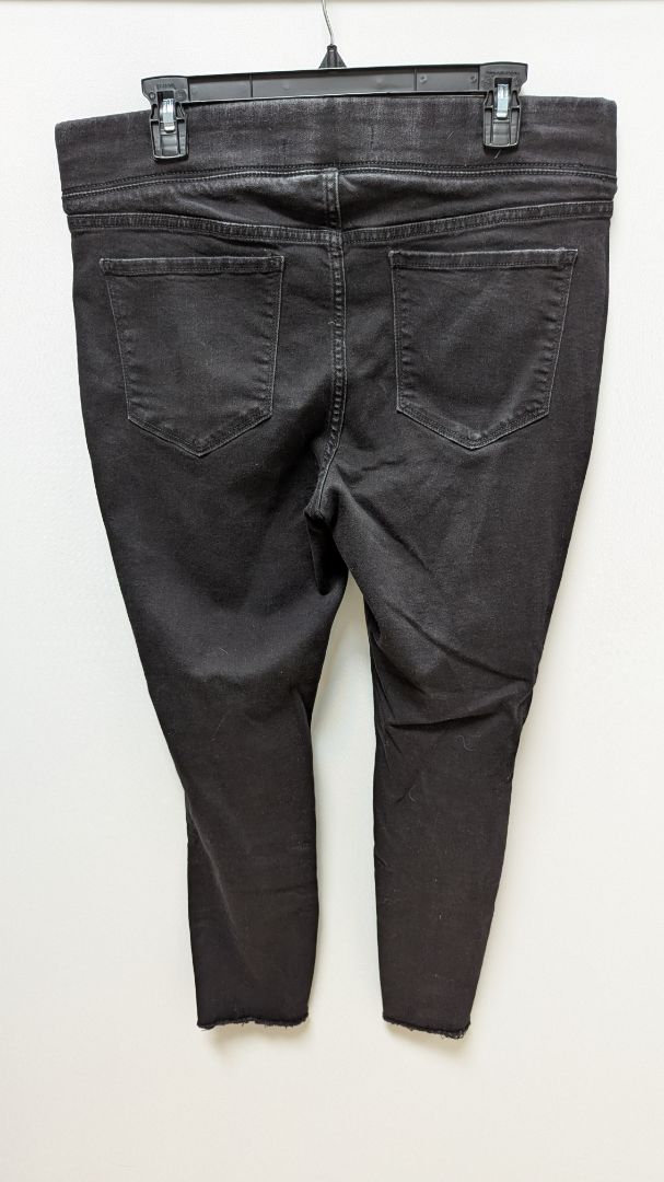Old Navy Black Distressed Rockstar Jeggings