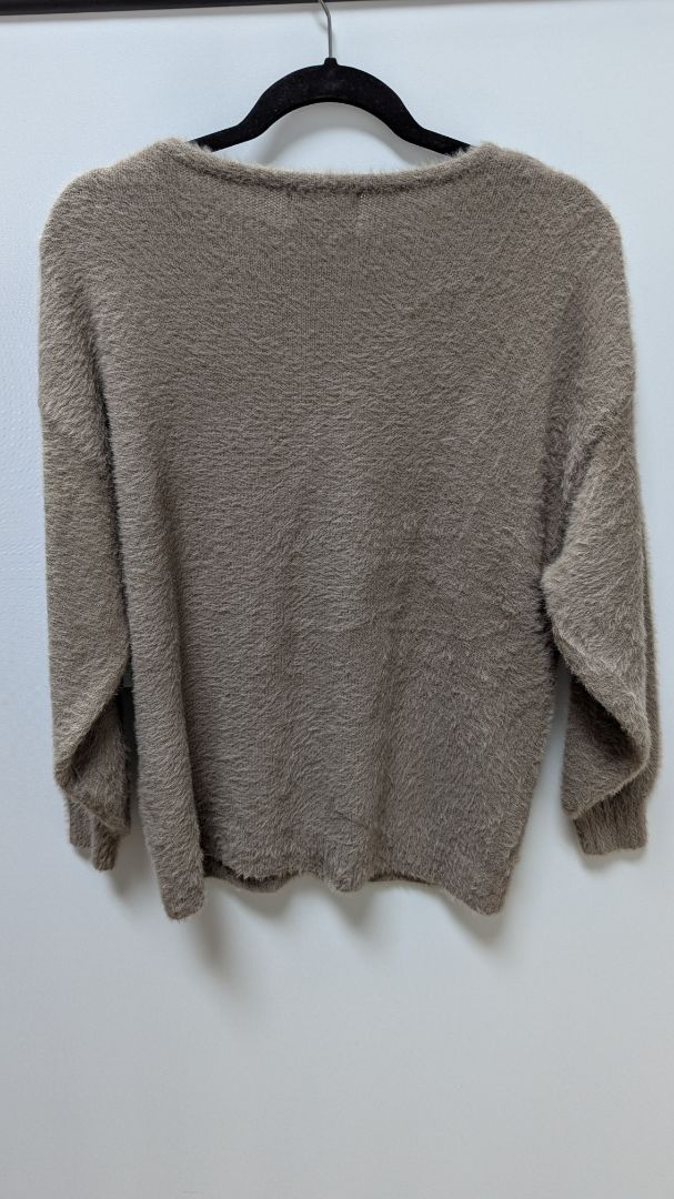 Old Navy Brown Fuzzy Long Sleeve Sweater