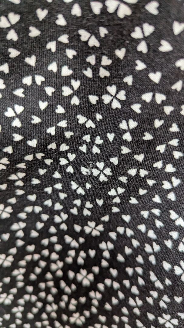 Michael Kors Black/White Heart Polka Dot Blouse