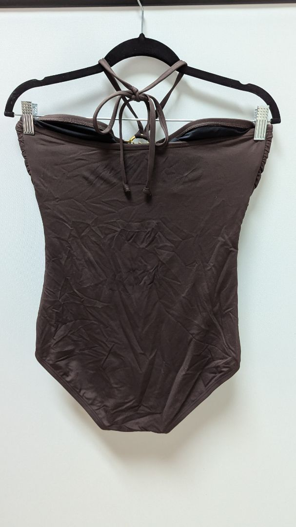 Michael Kors Brown One-Piece Swimsuit
