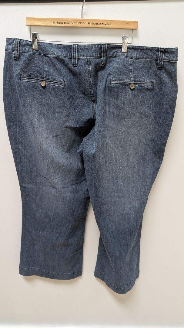 Mossimo Denim Dark Wash Wide Leg Jeans