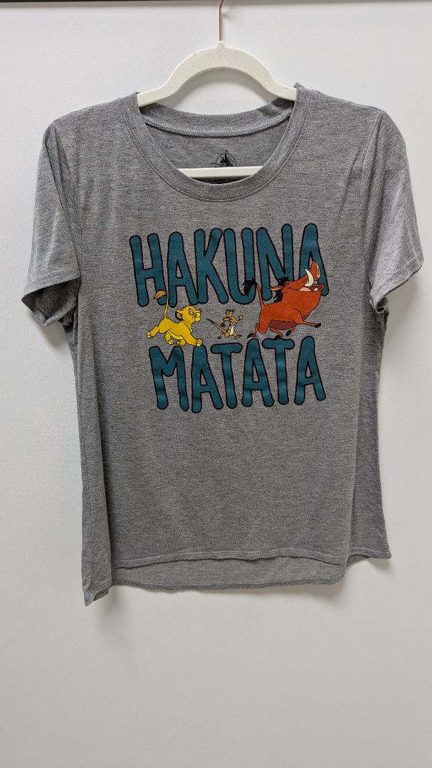 Disney Grey "Hakuna Matata" Graphic T-Shirt