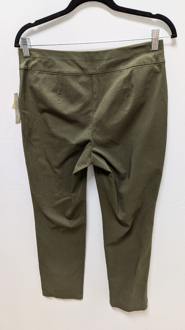 Talbots Dark Green Slimming Pull-On Pants