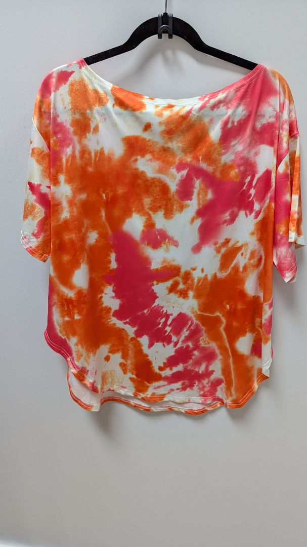 Pink/Orange Tie-Dye T-Shirt & Shorts Activewear Set