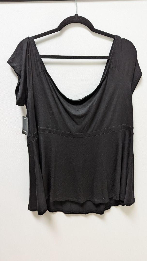 Torrid Black "Super Soft" Babydoll Blouse