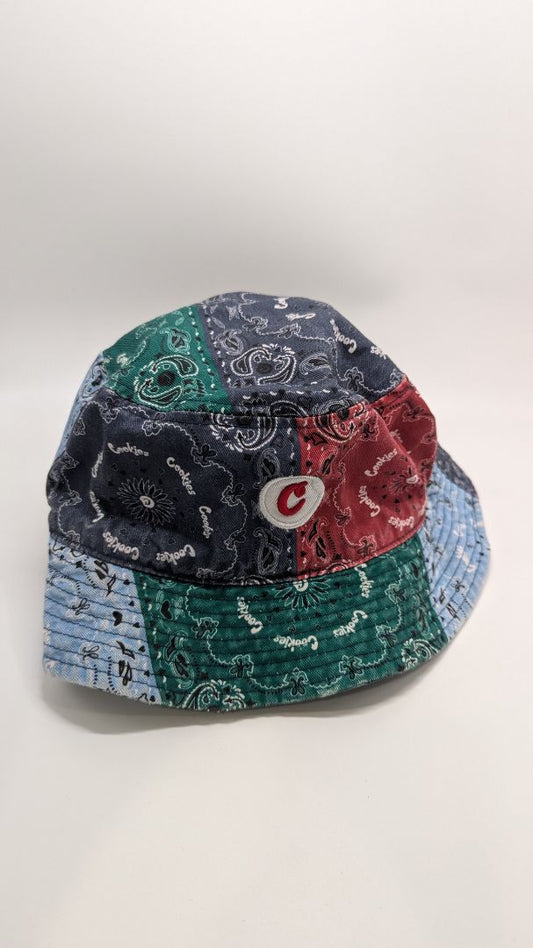 Cookies Multicolor Bandana Print Bucket Hat