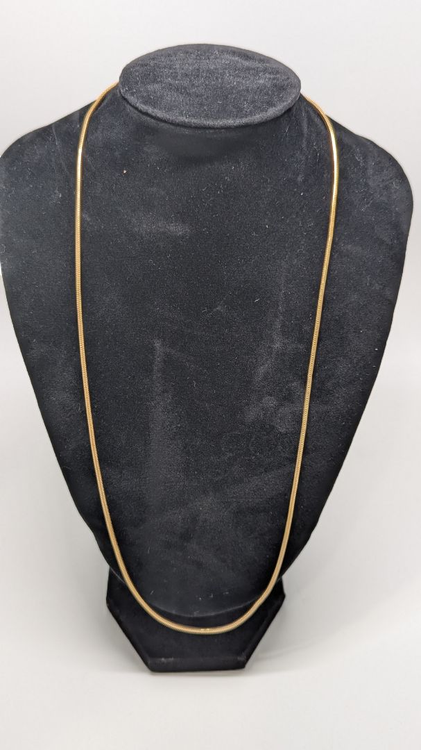 Thin Gold Chain Necklace