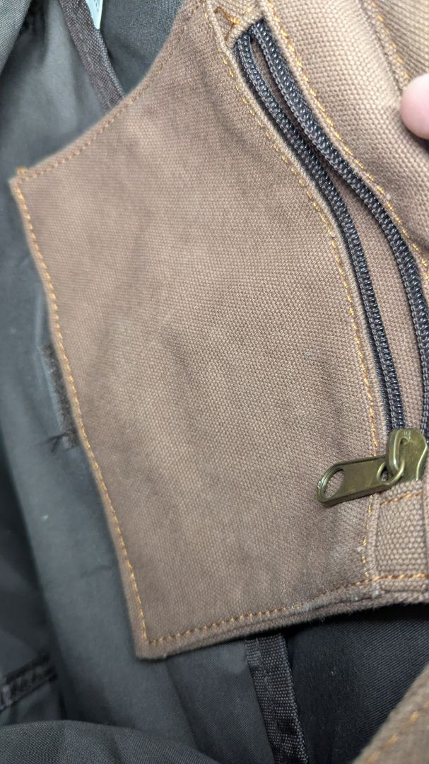 Augur Jans Brown 100% Cotton Canvas Backpack