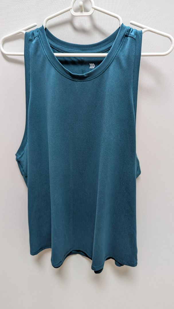 All in Motion Teal Blue Sleeveless Active Tank Top