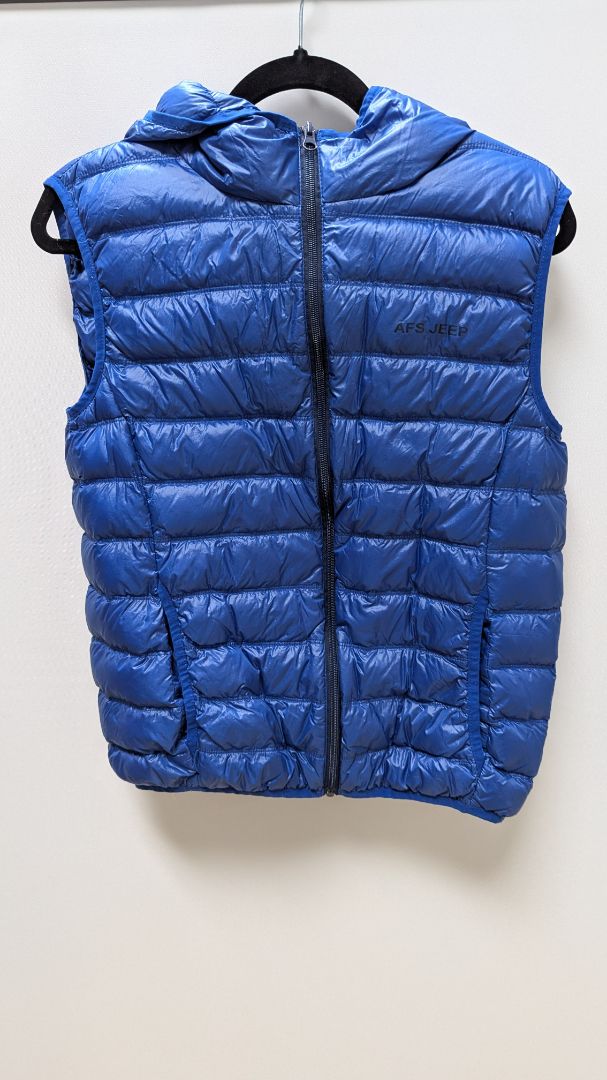 American Field Service Dark Blue Puffer Vest