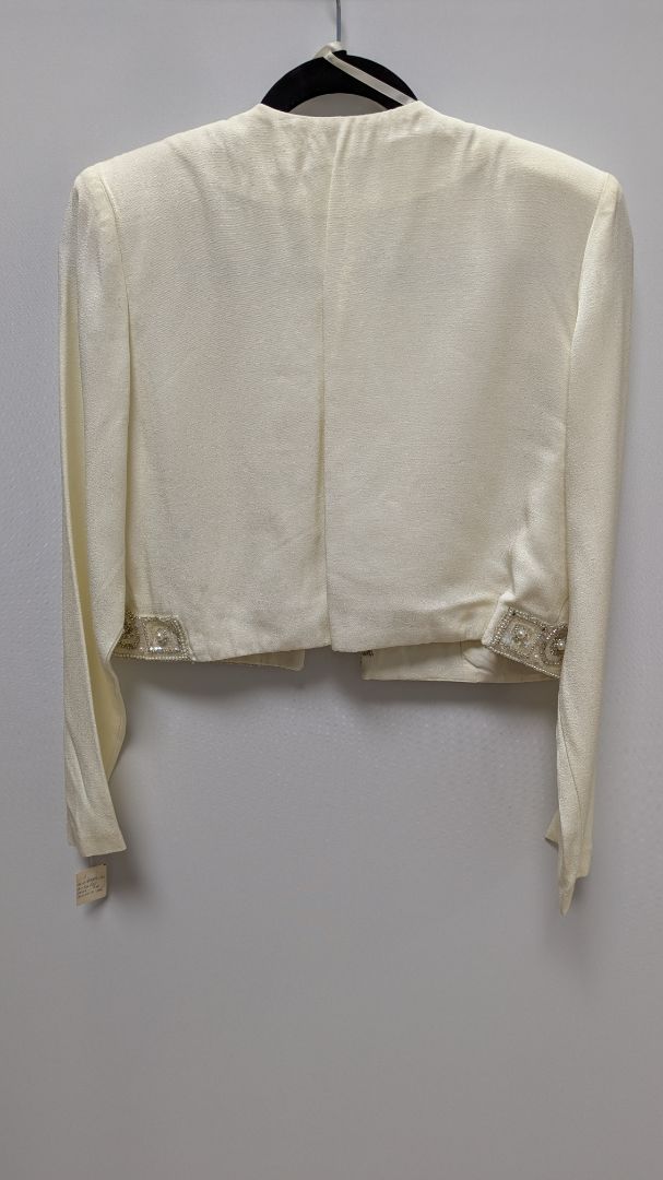 Susan Roselli for Vijack Beige Beaded Jacket