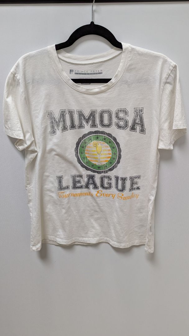 Prince Peter Collection White "Mimosa League" T-Shirt