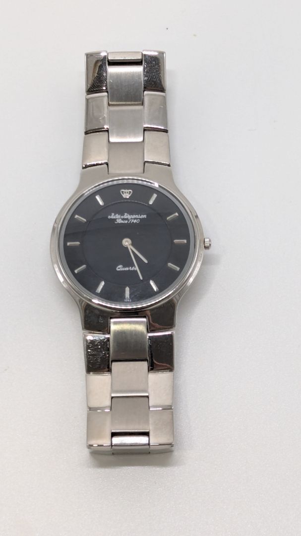 Jules Jurgensen Silver Stainless Steel Quartz Watch
