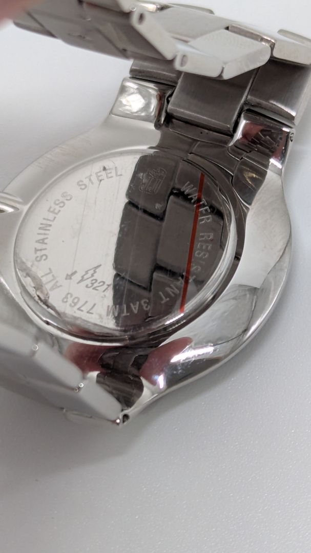 Jules Jurgensen Silver Stainless Steel Quartz Watch