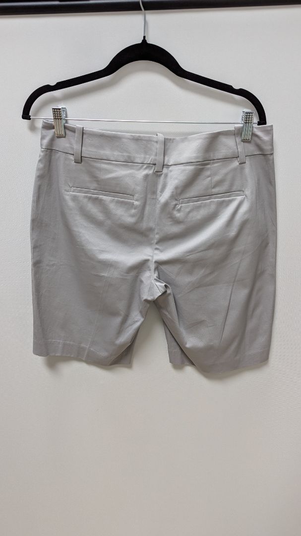 Ann Taylor Grey 10" Bermuda Shorts
