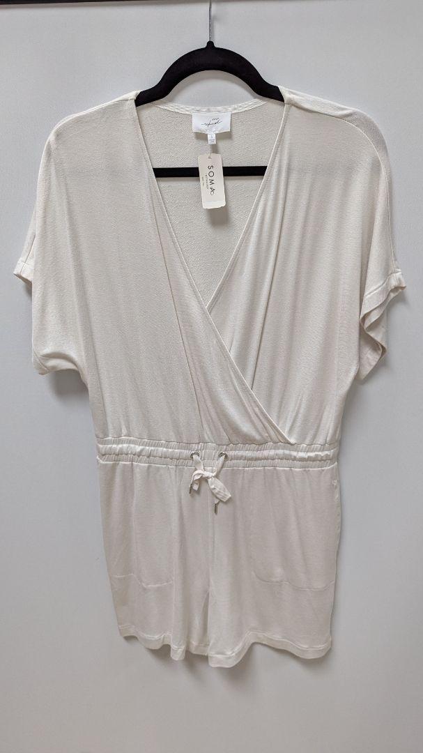 Soma Intimates Ivory Salt Mist Knit Romper
