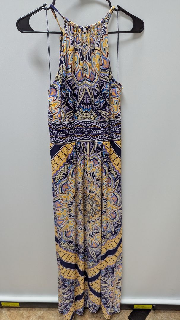 London Times Multicolor Paisley Printed Maxi Dress