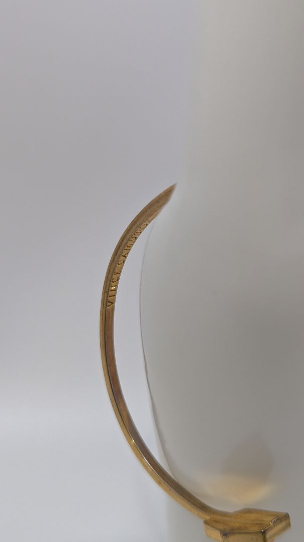Vince Camuto Gold/Red Crystal-End Open Bangle Bracelet