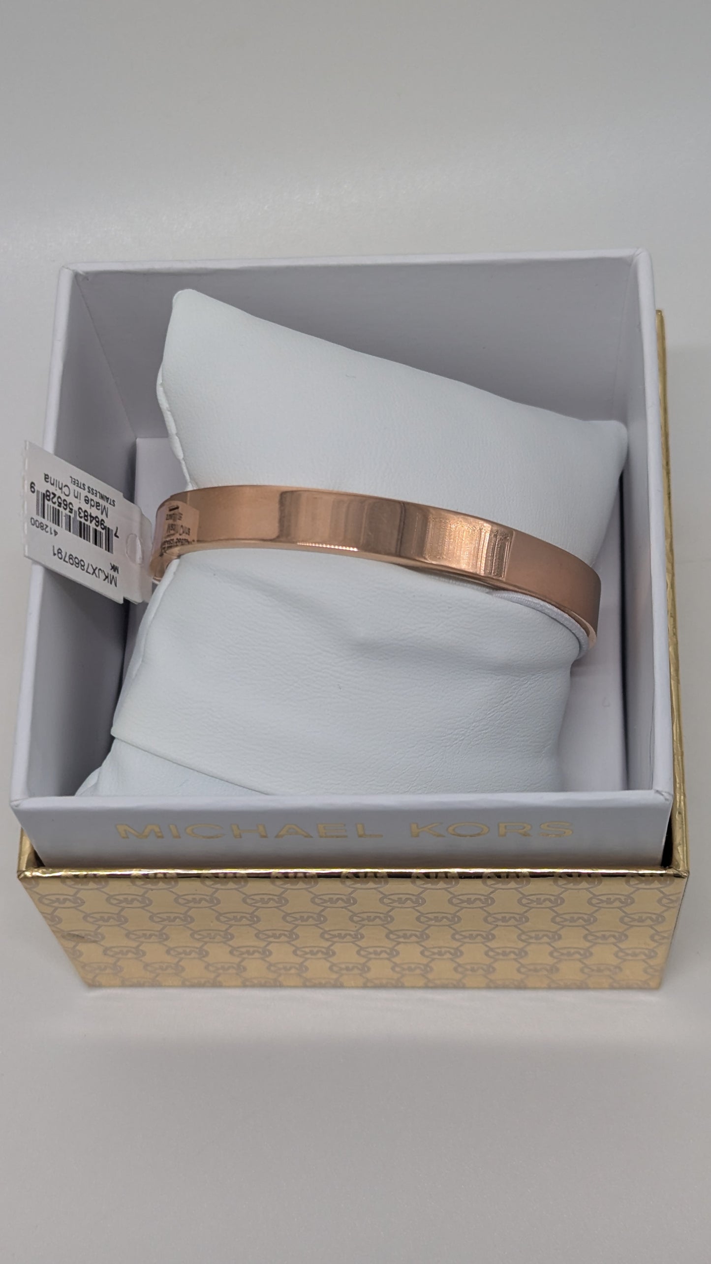 Michael Kors Pink/Dusty Gold Stainless Steel Bracelet