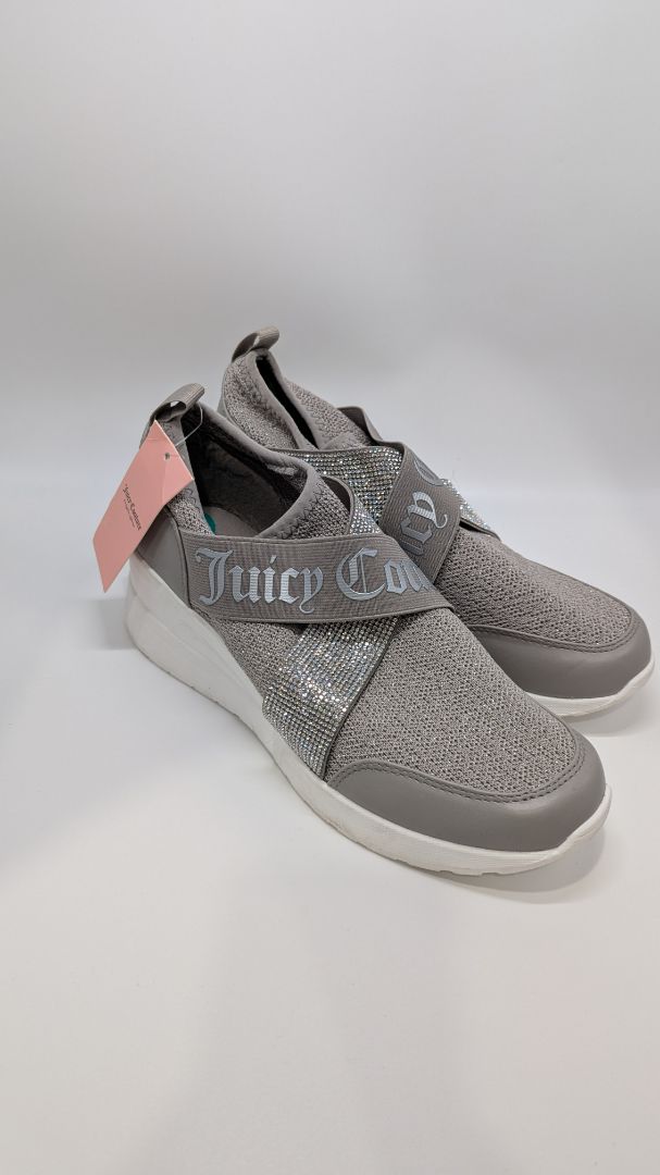 Juicy Couture Grey Eviee Rhinestone Fashion Sneakers