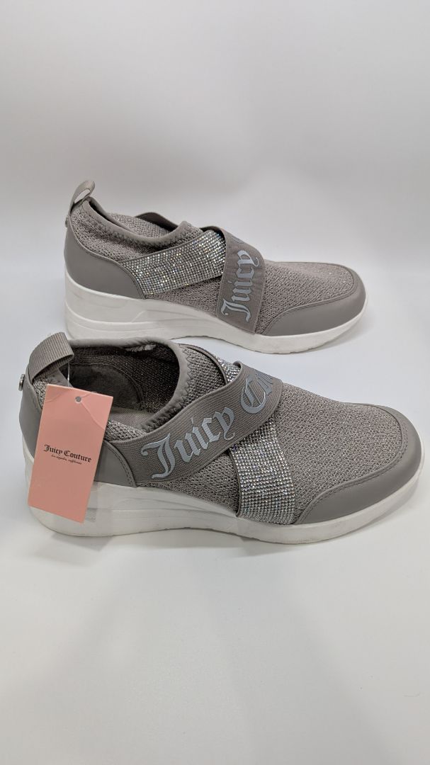Juicy Couture Grey Eviee Rhinestone Fashion Sneakers
