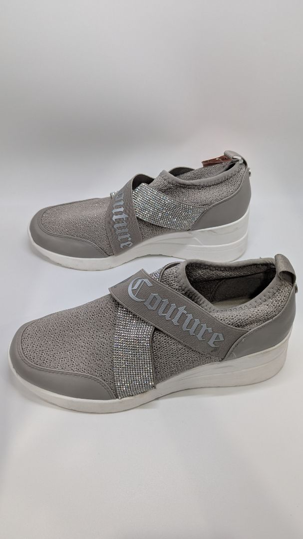 Juicy Couture Grey Eviee Rhinestone Fashion Sneakers