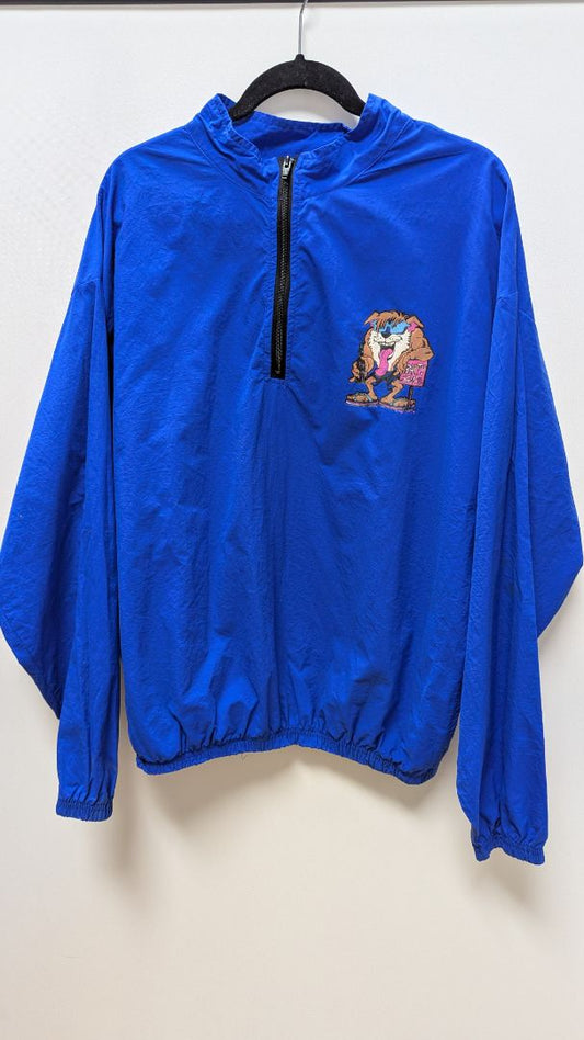 Star on the Beach Deep Blue "Party Zone" Pullover Windbreaker Jacket