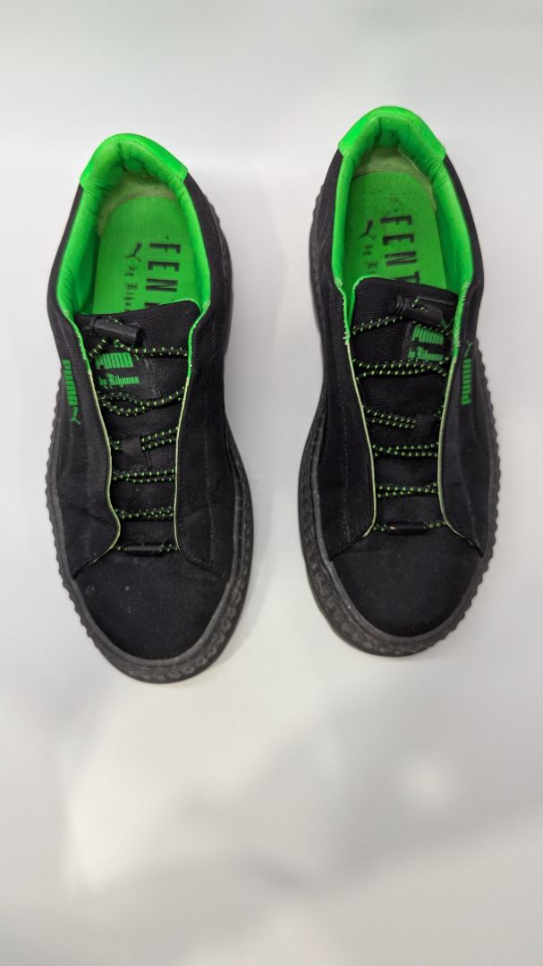 Puma x Fenty Rihanna Black/Green Creeper Sneaker