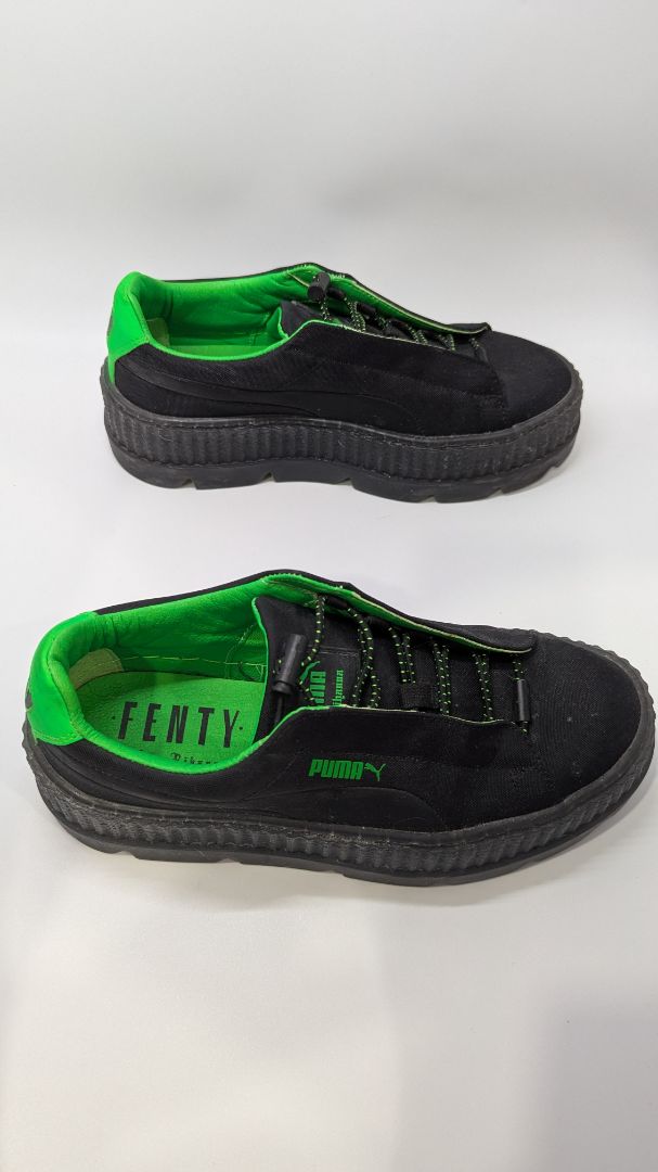 Puma x Fenty Rihanna Black/Green Creeper Sneaker