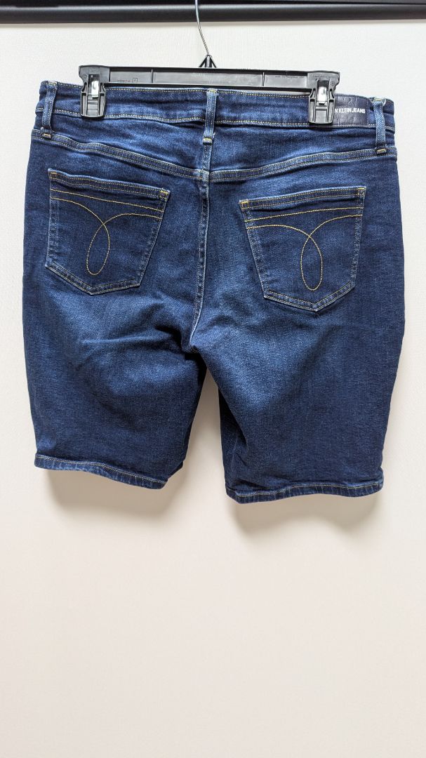 Calvin Klein Jeans Dark Wash Bermuda Denim Shorts