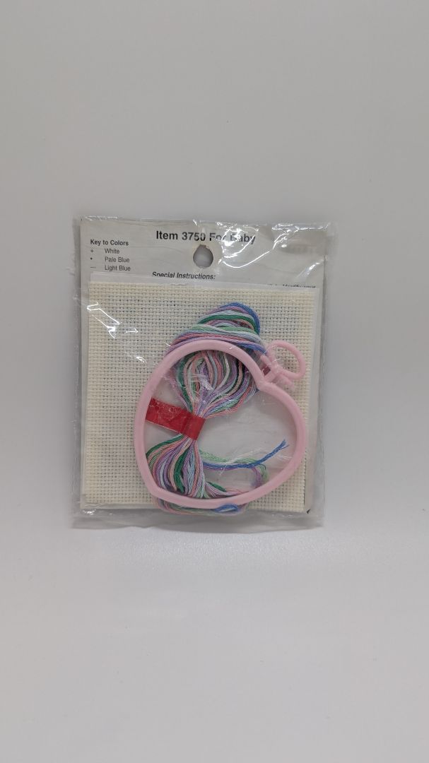 NeedleMagic Inc. "For Baby" Stitch N' Frame Counted Cross-Stitch Craft Kit