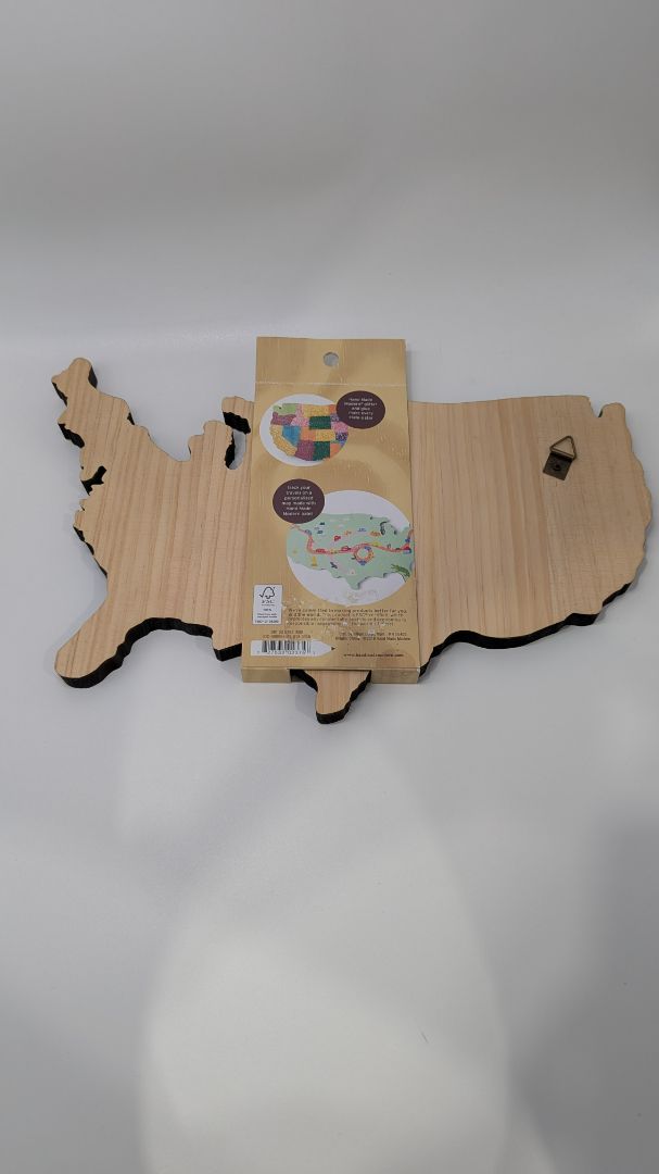 Handmade Modern United States Cut Unfinished Wood Craft Supplies