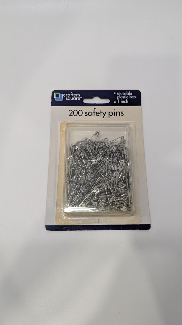 Crafter's Square 200-Pack Silver Safety Pins