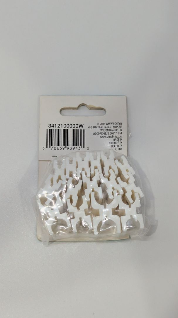 Boye White Multi-Size Need Keepers (15PC)