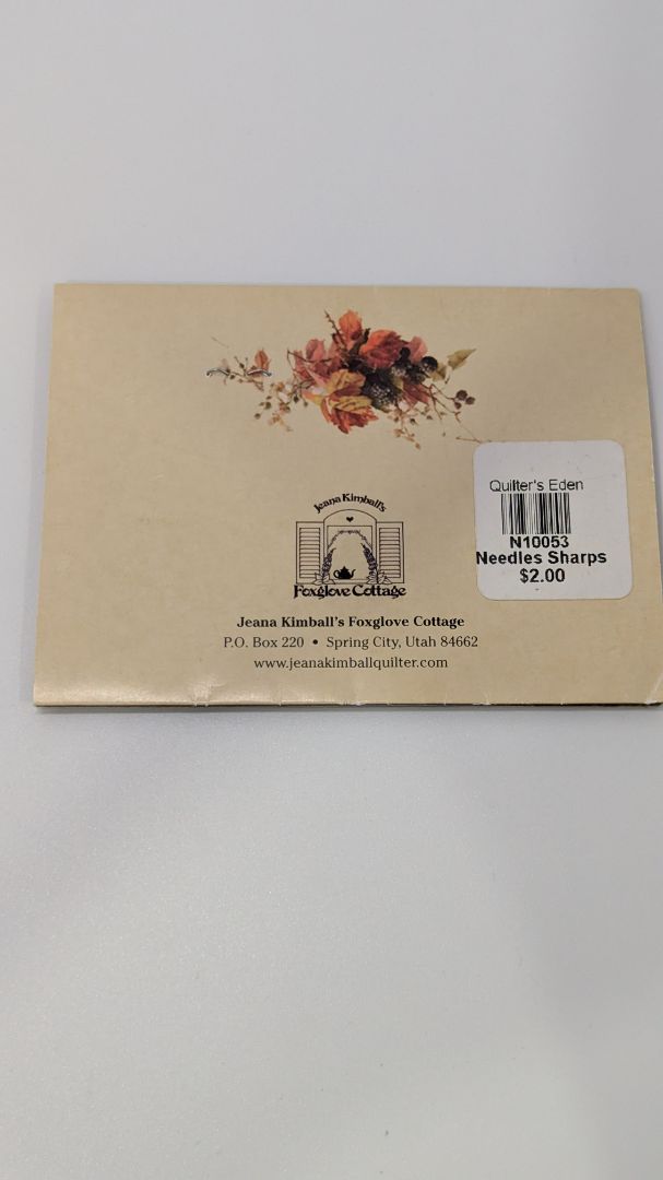 Jeana Kimball's Foxglove Cottage Silver Sharps Needlines (8-11)