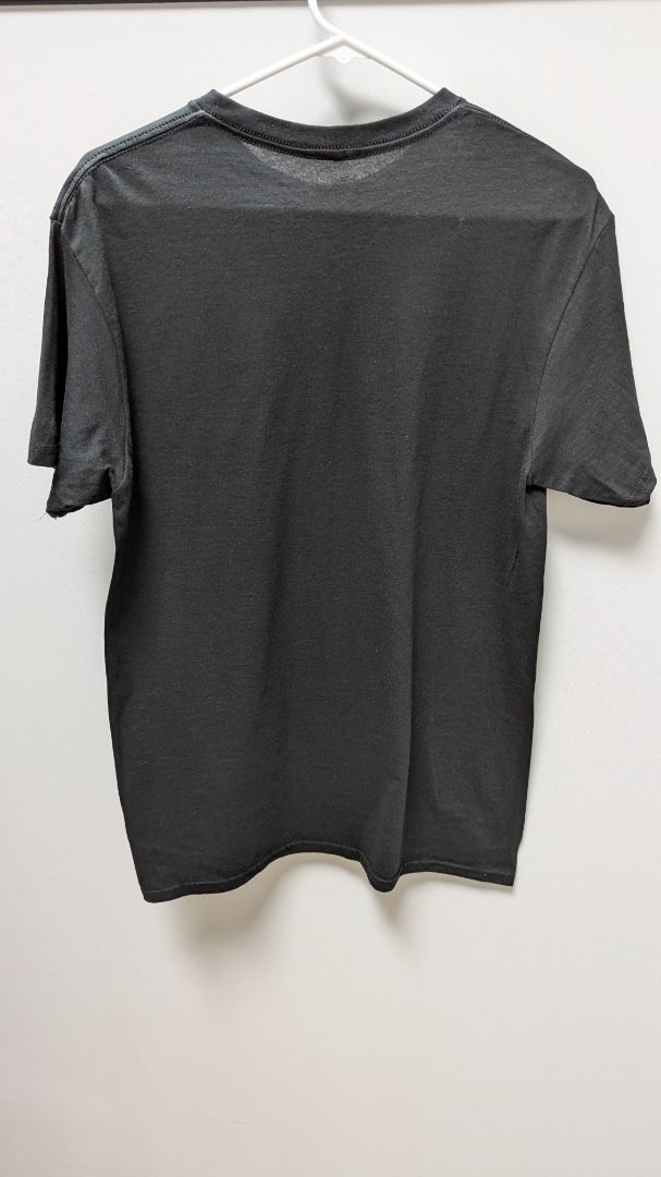 Black "Breaking News" Short-Sleeve Graphic T-Shirt