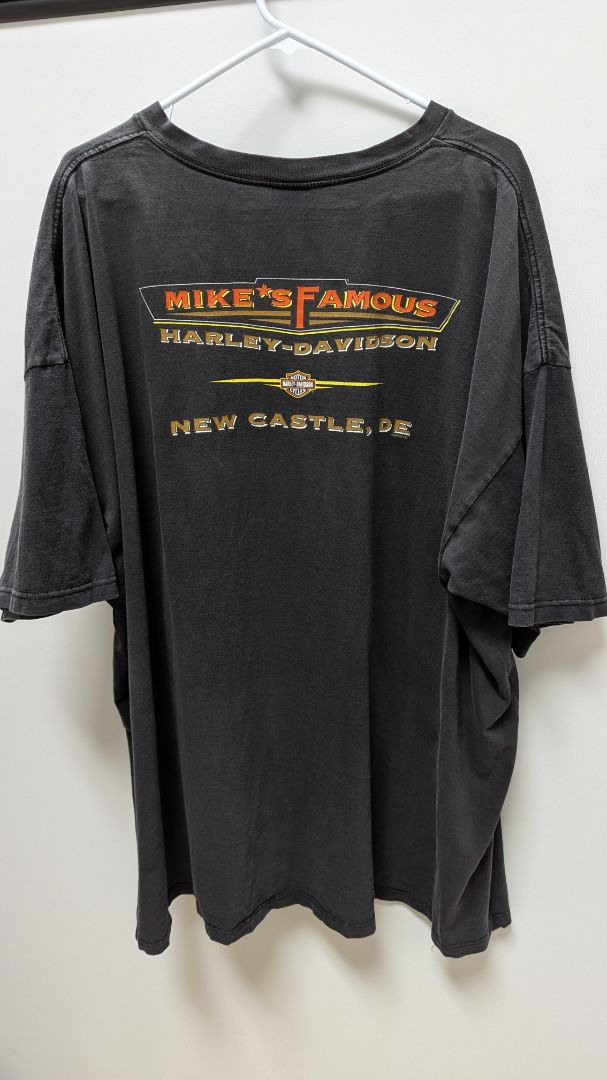Harley Davidson Dark Grey Logo Graphic T-Shirt
